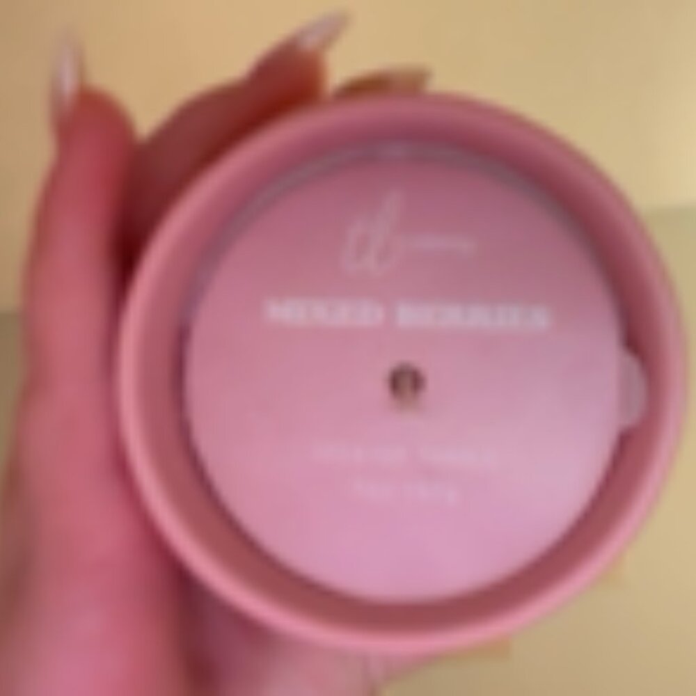 Pink candle - Picture 2 of 2
